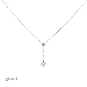 10k White Gold Adora Necklace