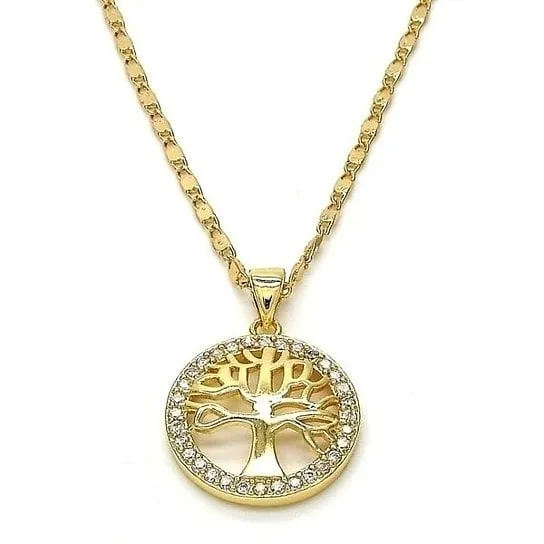 14k Gold Filled Tree Of Life PENDANT NECKLACE WITH
