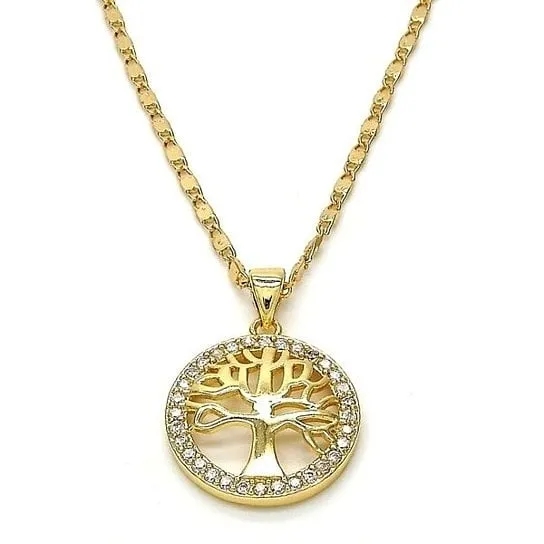 14k Gold Filled Tree Of Life PENDANT NECKLACE WITH