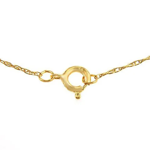 15.8 Carat 14K Solid Yellow Gold Light In Darkness Sapphire Necklace