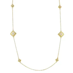 18K Diamond Palazzo Ducale Station Necklace