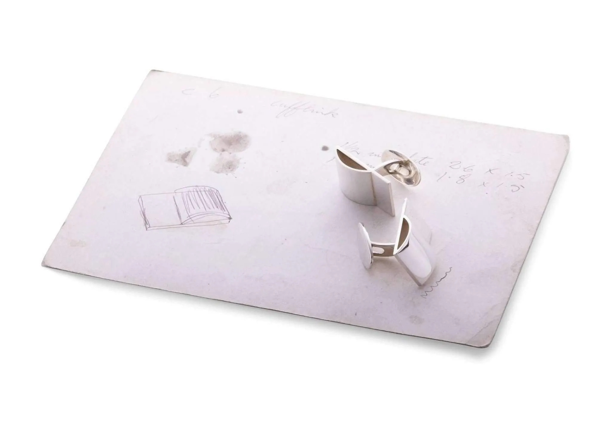 2011 Legacy Cufflinks C6, Sterling Silver