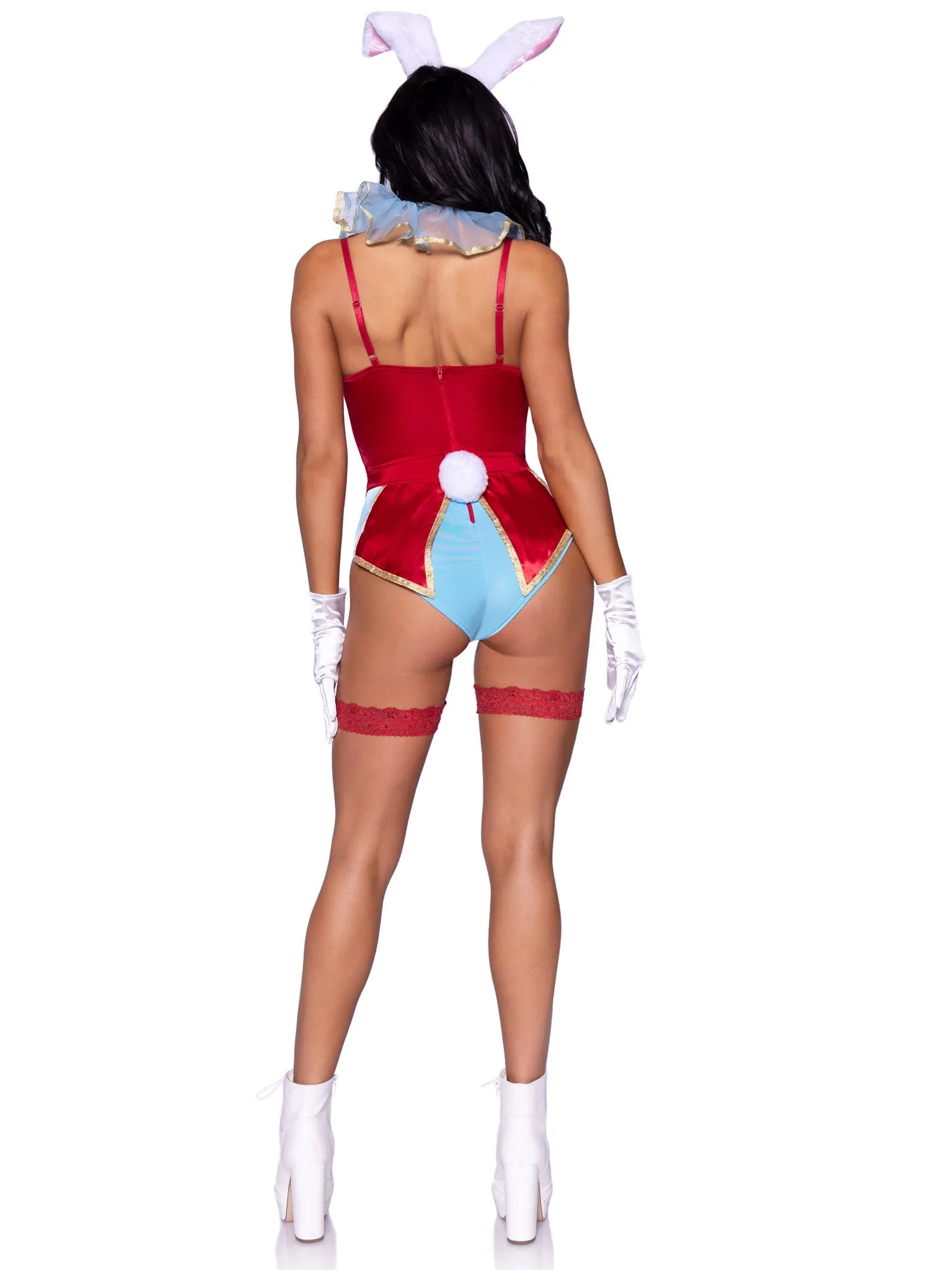 4PC Wonderland White Rabbit Costume