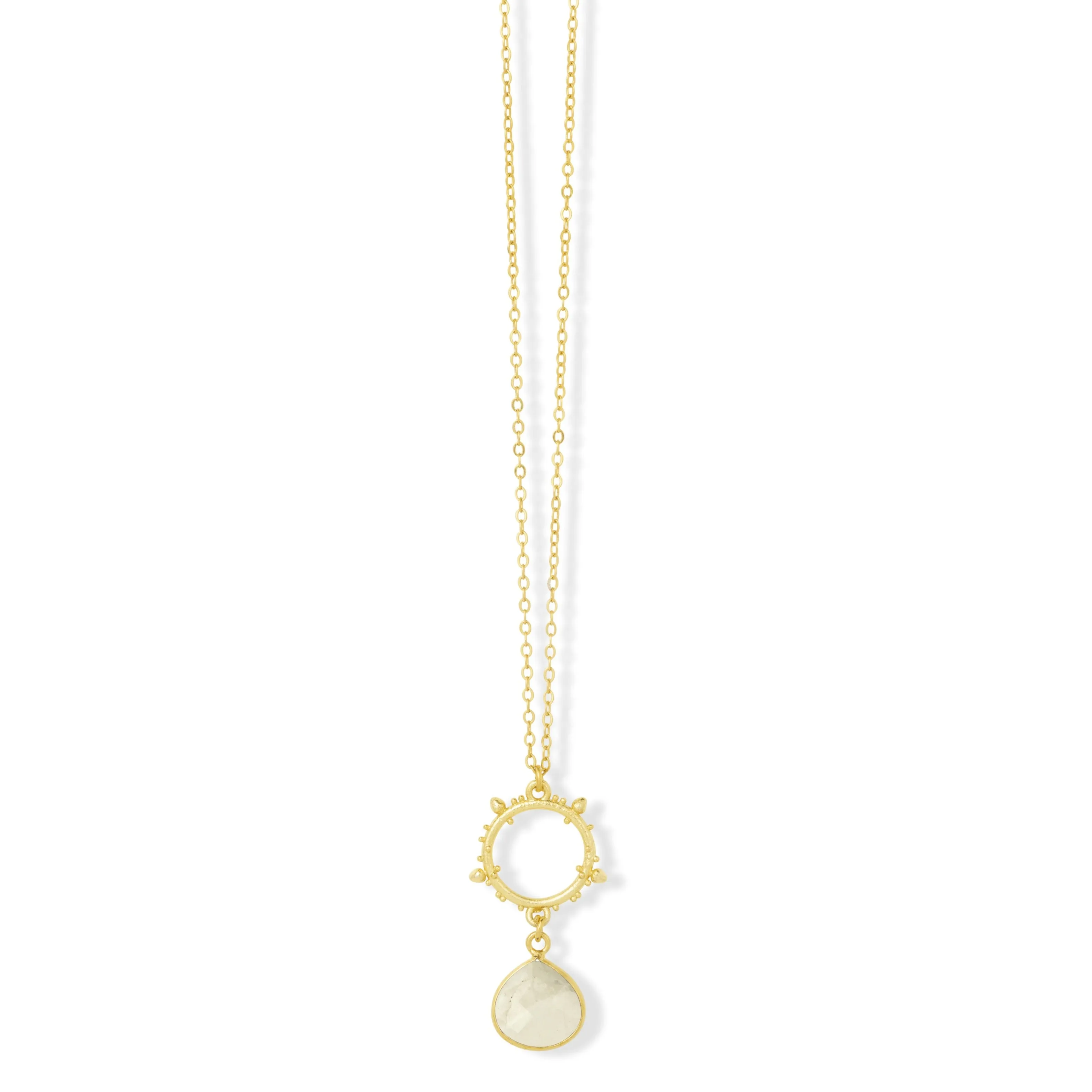 Allegra Necklace White Moonstone