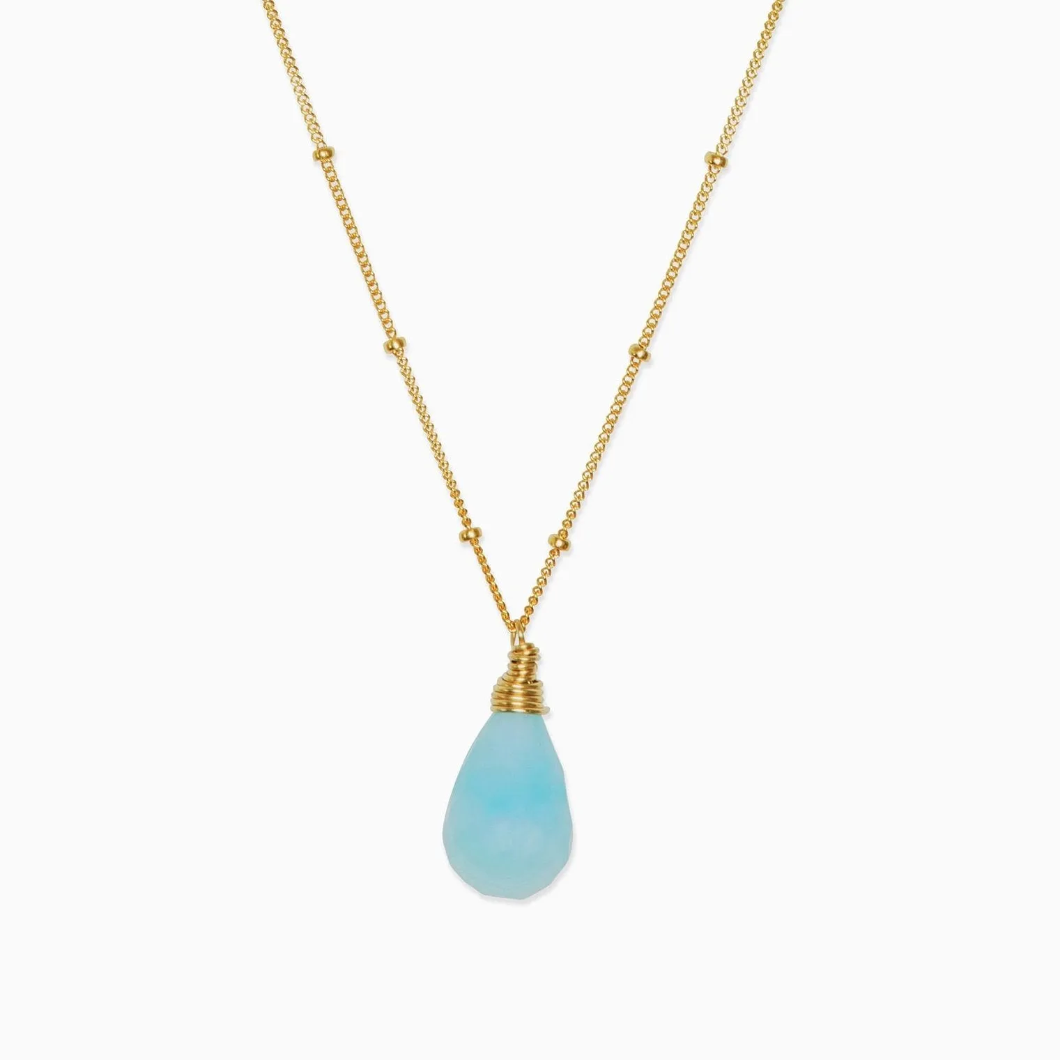 Amaya Necklace ~ Peruvian Opal