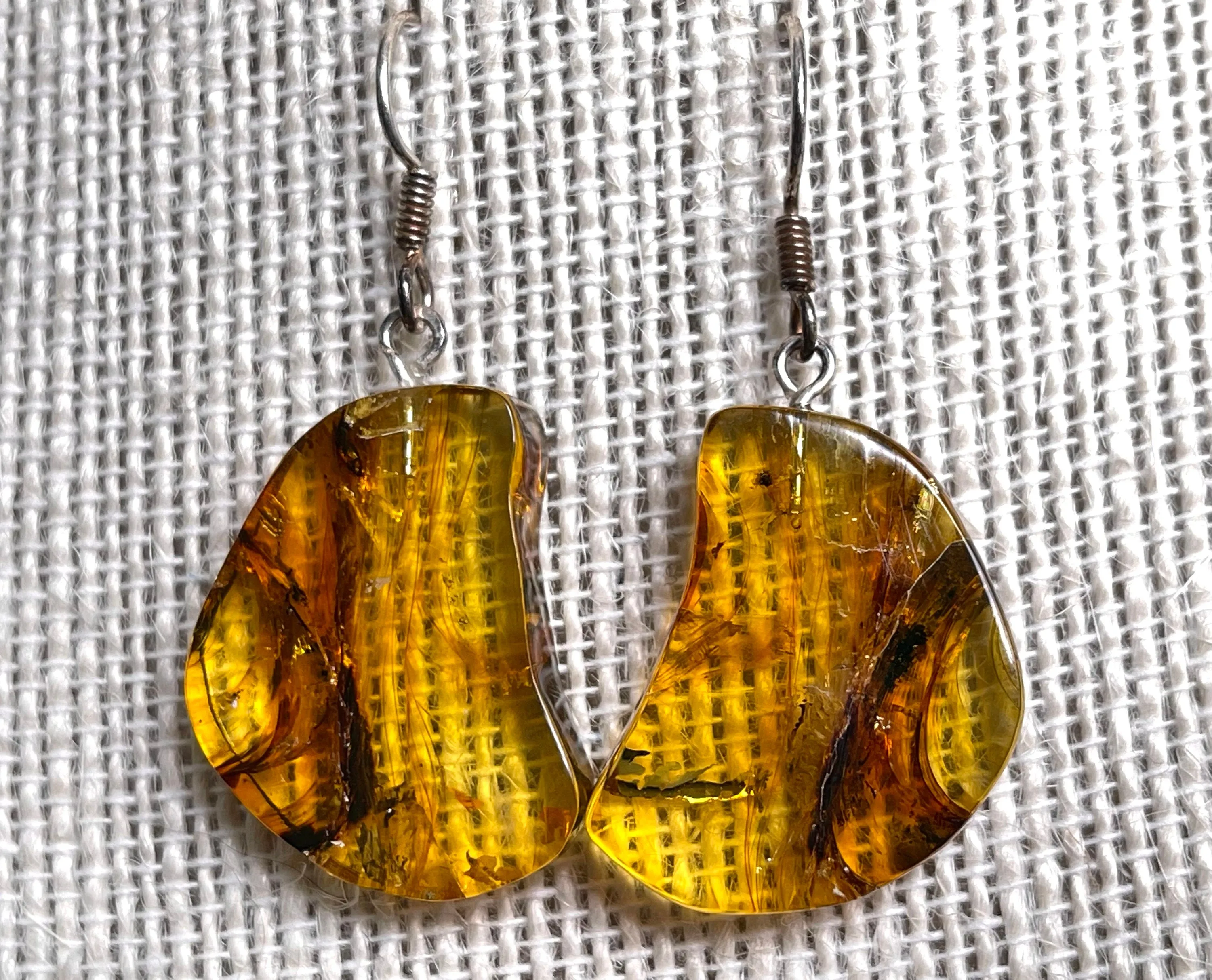 AMBER Crystal Earrings - Statement Earrings, Dangle Earrings, Handmade Jewelry, Healing Crystals and Stones, 50334