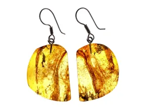 AMBER Crystal Earrings - Statement Earrings, Dangle Earrings, Handmade Jewelry, Healing Crystals and Stones, 50340