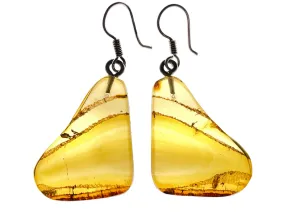AMBER Crystal Earrings - Statement Earrings, Dangle Earrings, Handmade Jewelry, Healing Crystals and Stones, 50359