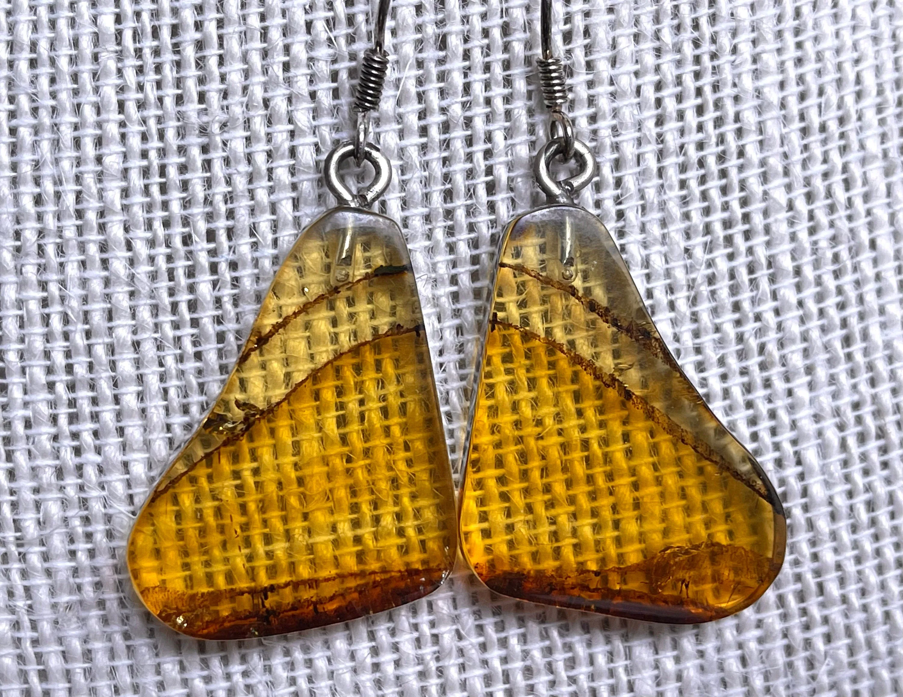 AMBER Crystal Earrings - Statement Earrings, Dangle Earrings, Handmade Jewelry, Healing Crystals and Stones, 50359