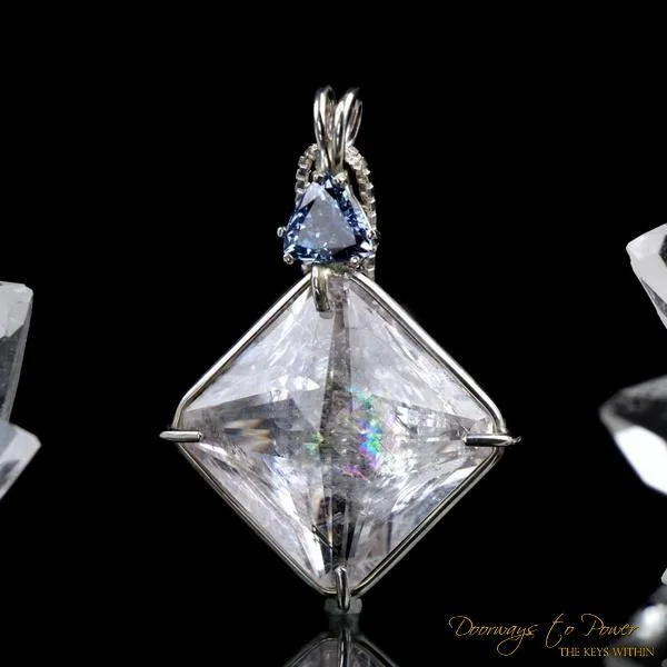 Angelic Danburite Tanzanite Magician Stone Pendant
