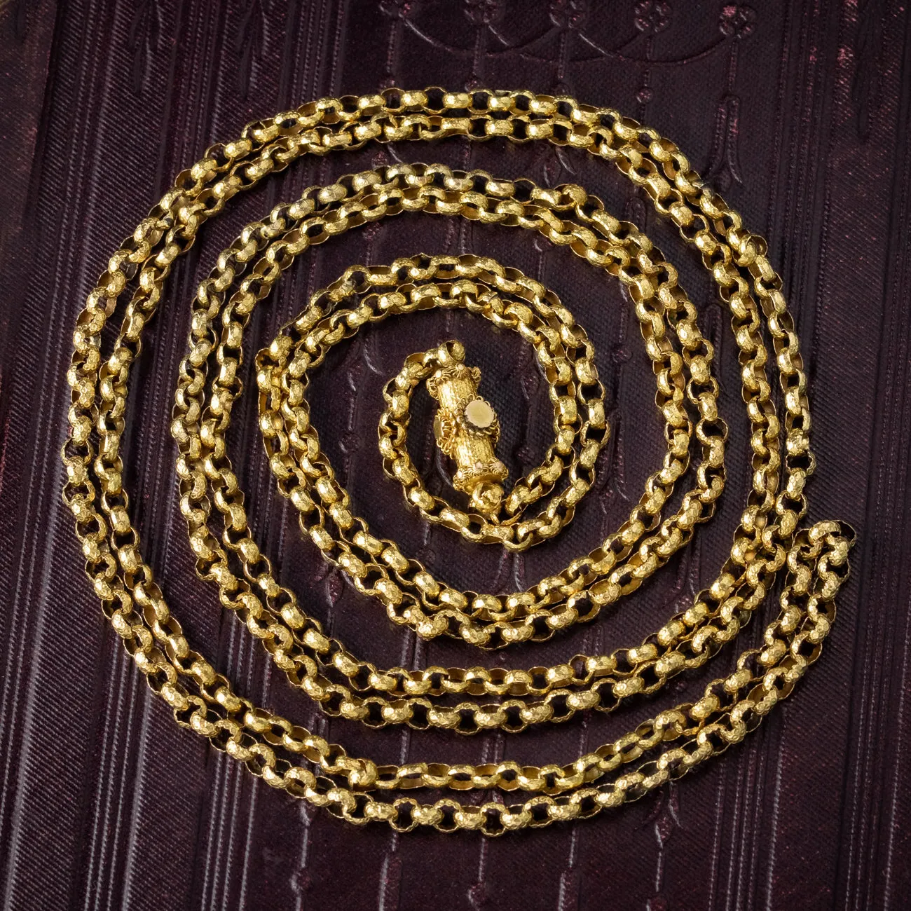 Antique Georgian Guard Chain 18ct Gold