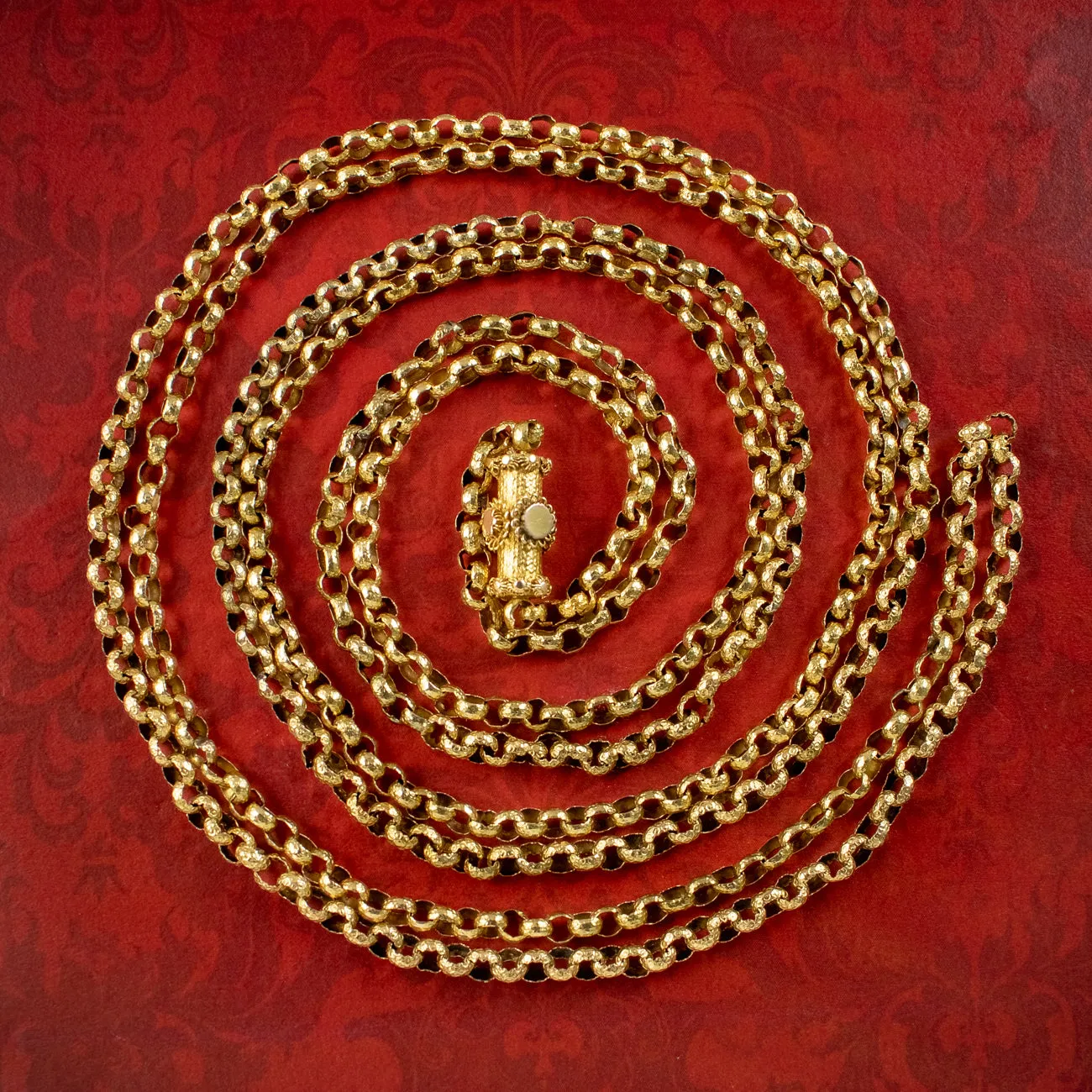 Antique Georgian Guard Chain 18ct Gold
