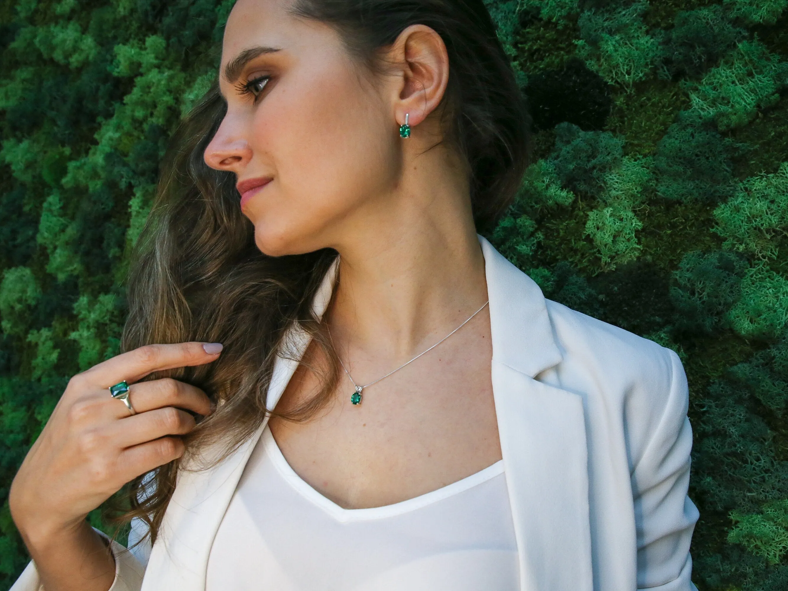 Australian Opal Pendant - Natural Opal Necklace - October Birthstone Necklace