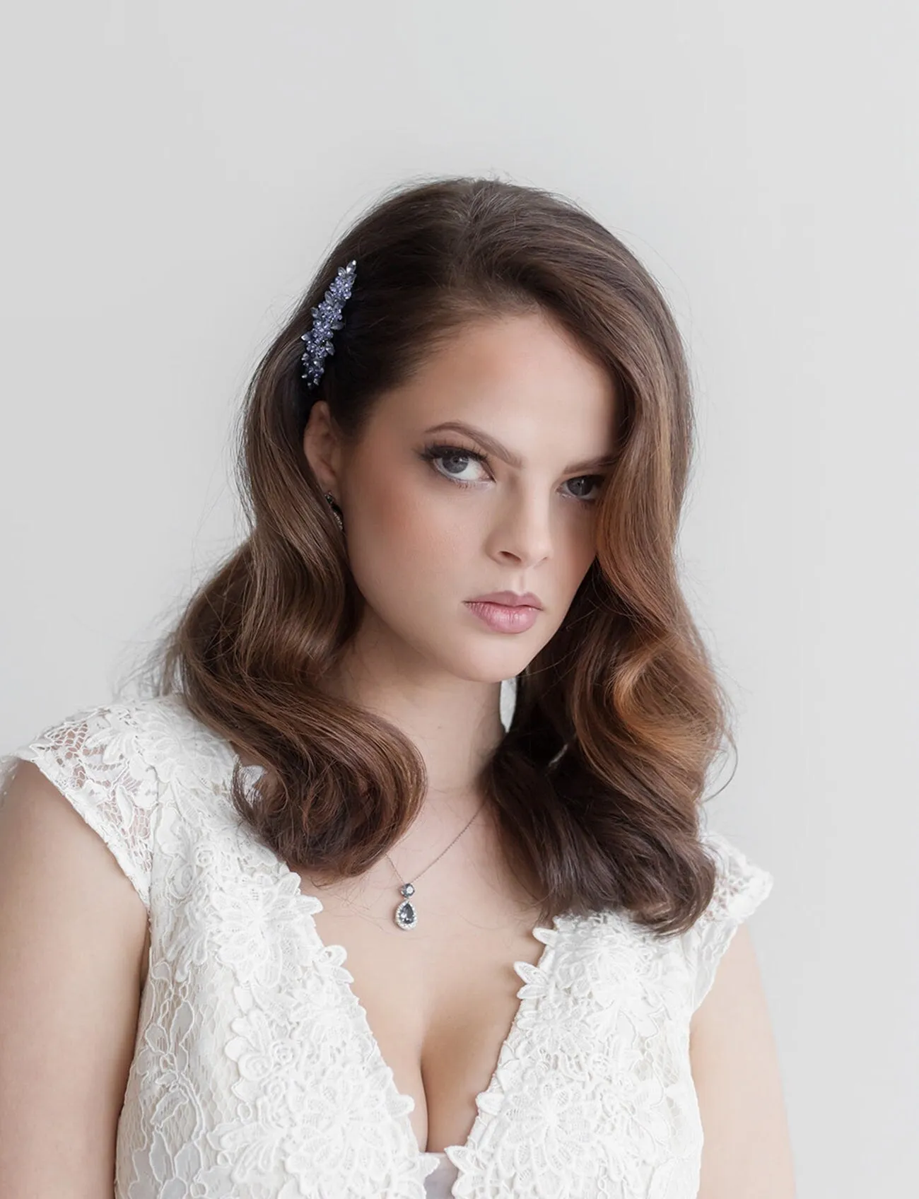 Avery Blue Pear Jewelry Set