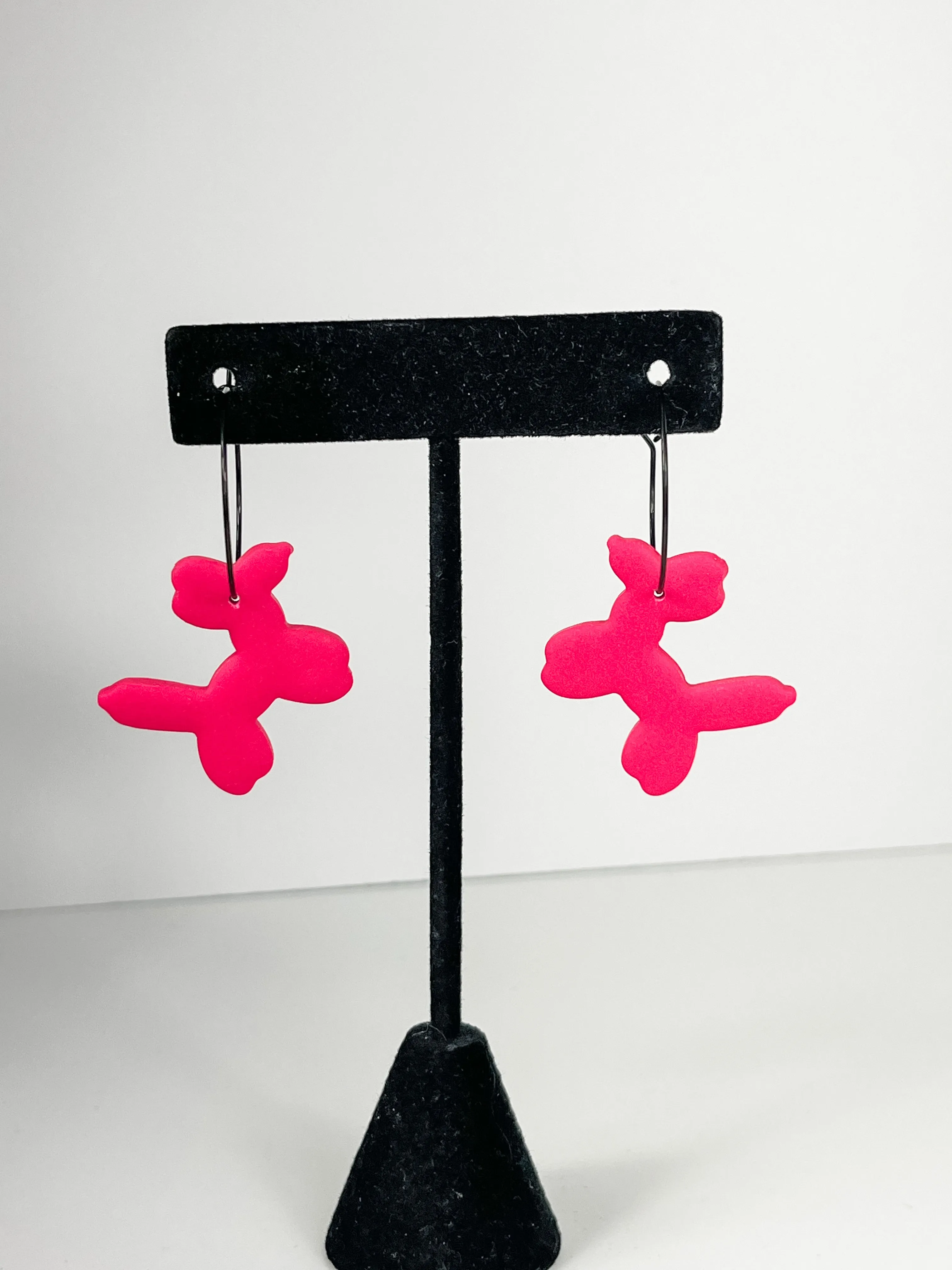 Balloon Animal Clay Earrings