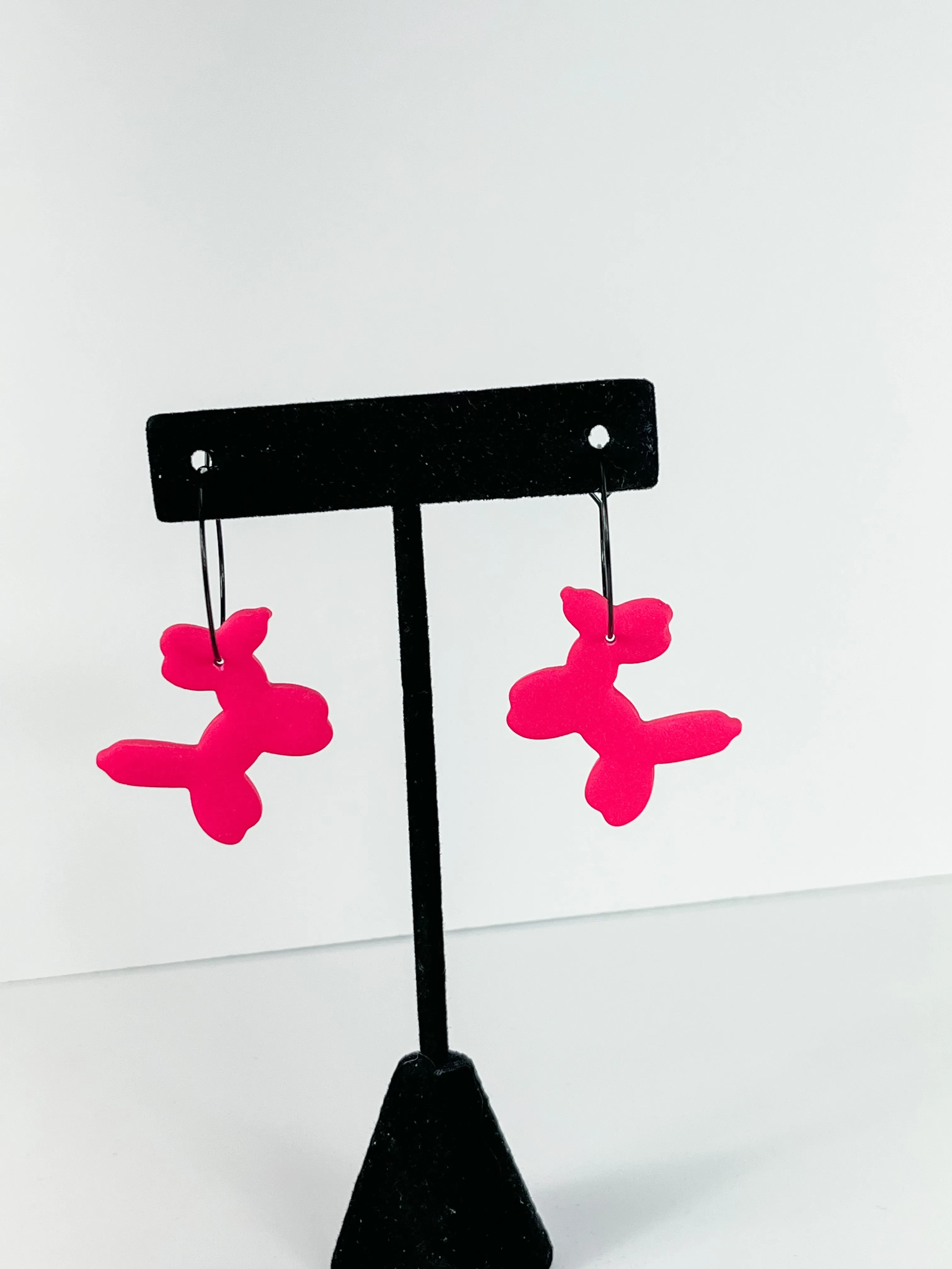 Balloon Animal Clay Earrings
