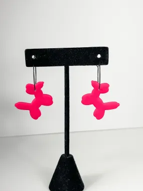 Balloon Animal Clay Earrings