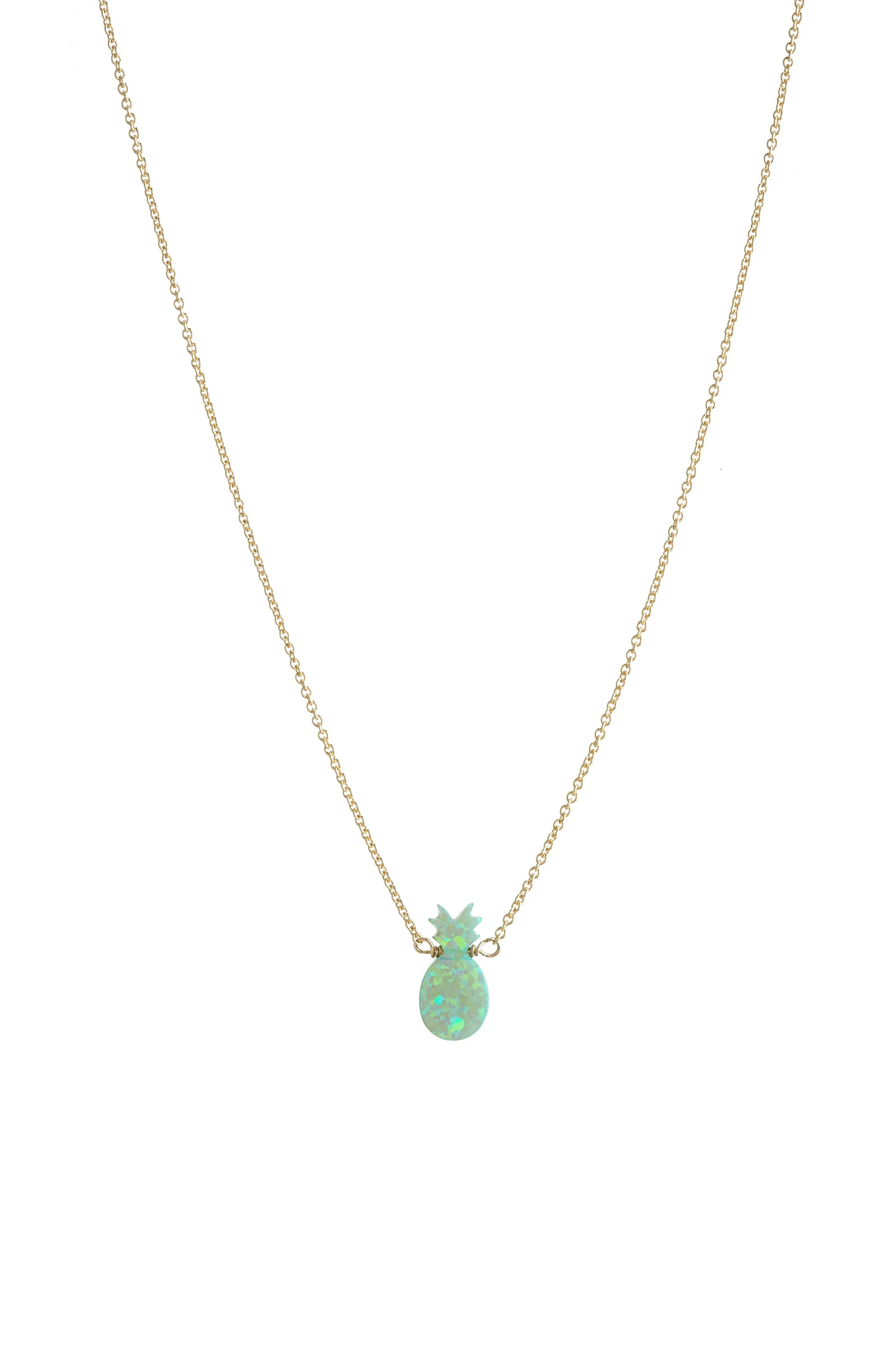 bara boheme | "PINEAPPLE" Opal Necklace