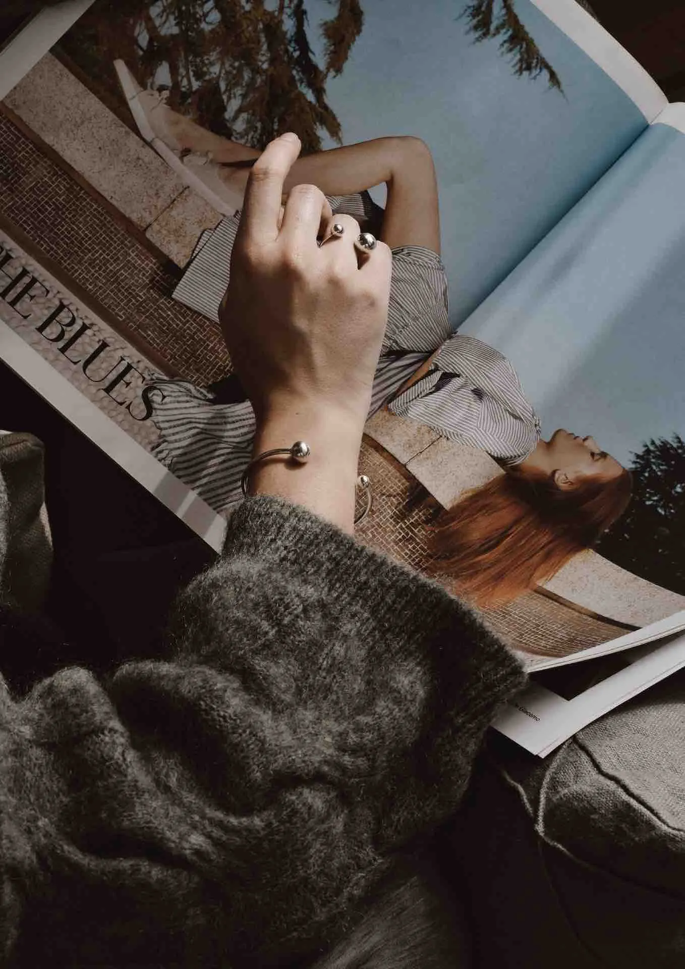 Big Bomb Bracelet and Big Bomb Multisize Ring Duo Silver