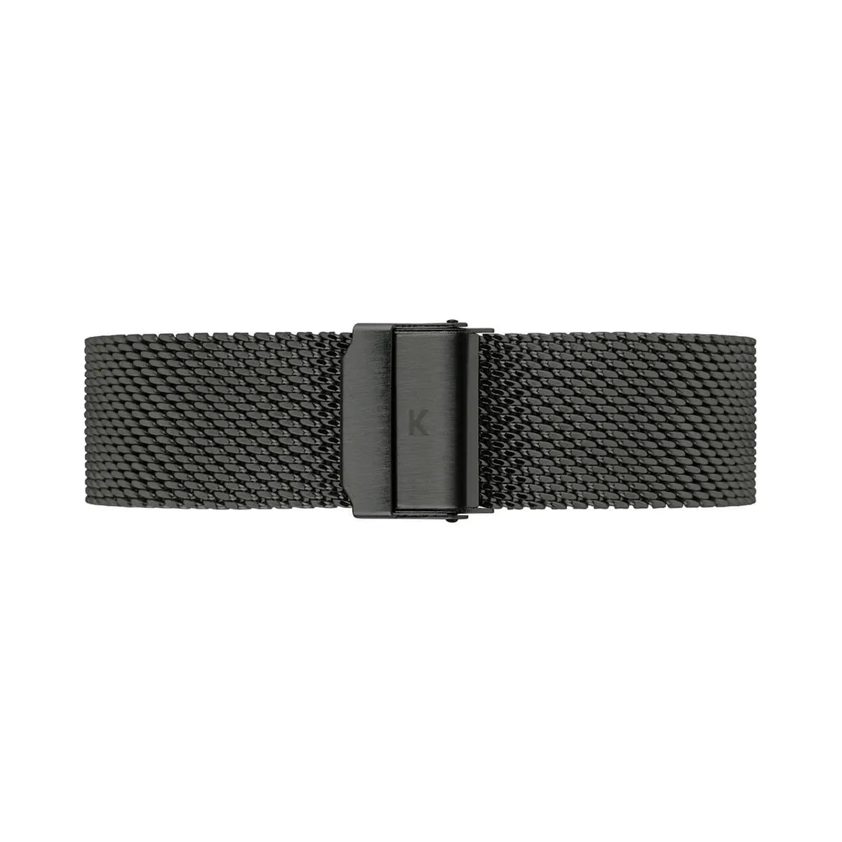 Black Mesh Watch Strap - 20mm Width