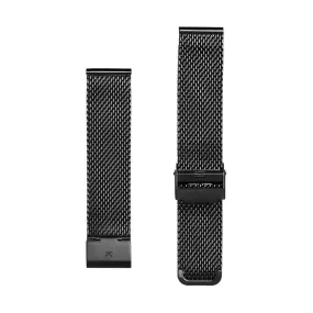 Black Mesh Watch Strap - 20mm Width