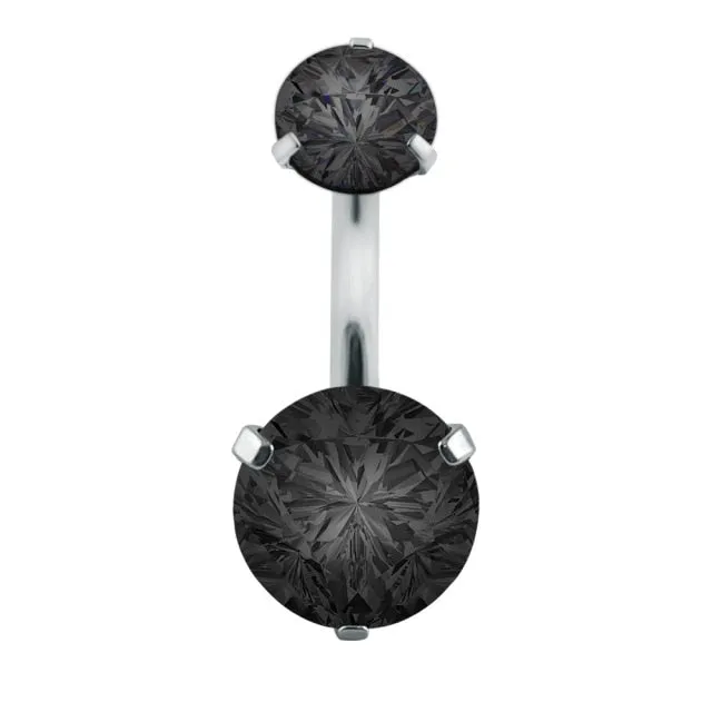 Body Jewelry Belly Button Rings for Women with Zircon in Gold Color and Silver Color