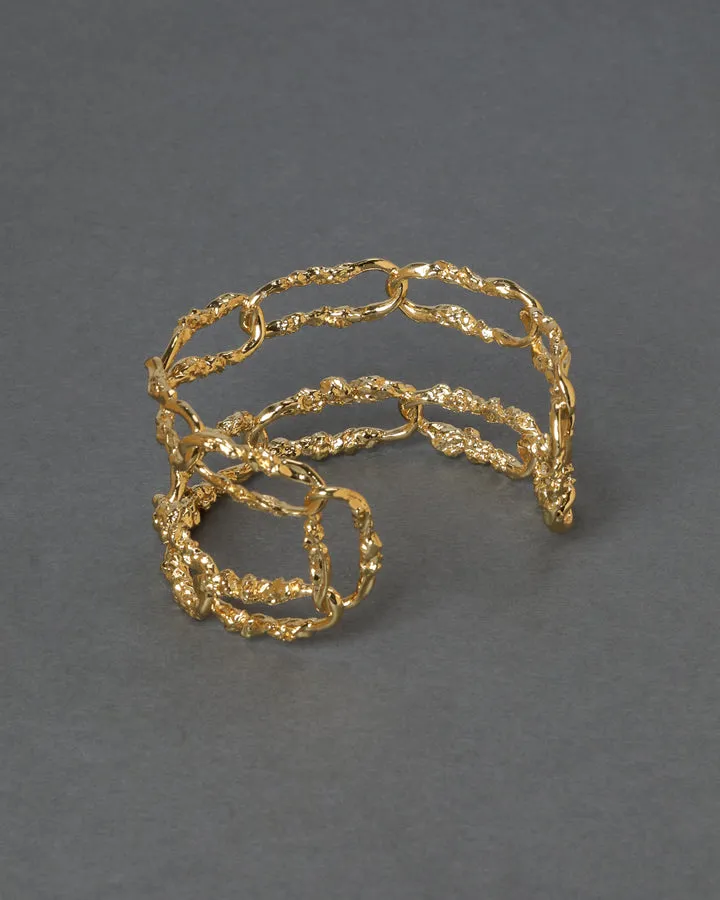 BRUT LINK DOUBLE CUFF BRACELET