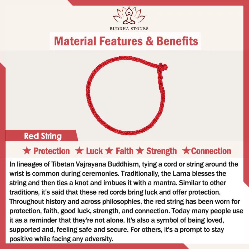 Buddha Stones 925 Sterling Silver Natural Hetian Cyan Jade Flower Pentagram Luck Red Rope Necklace Pendant Bracelet Set