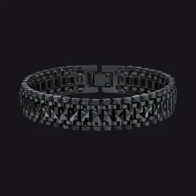 Chunky Watch Strap Cuban Link Bracelet for Men
