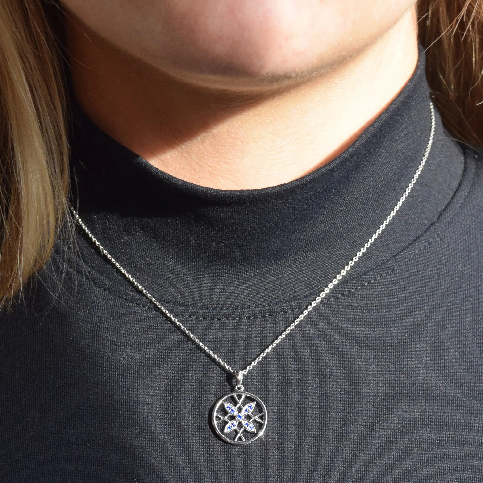 Complimentary Sapphire Gate Pendant with Purchase Over $950 - Only 1 Gift Per Customer