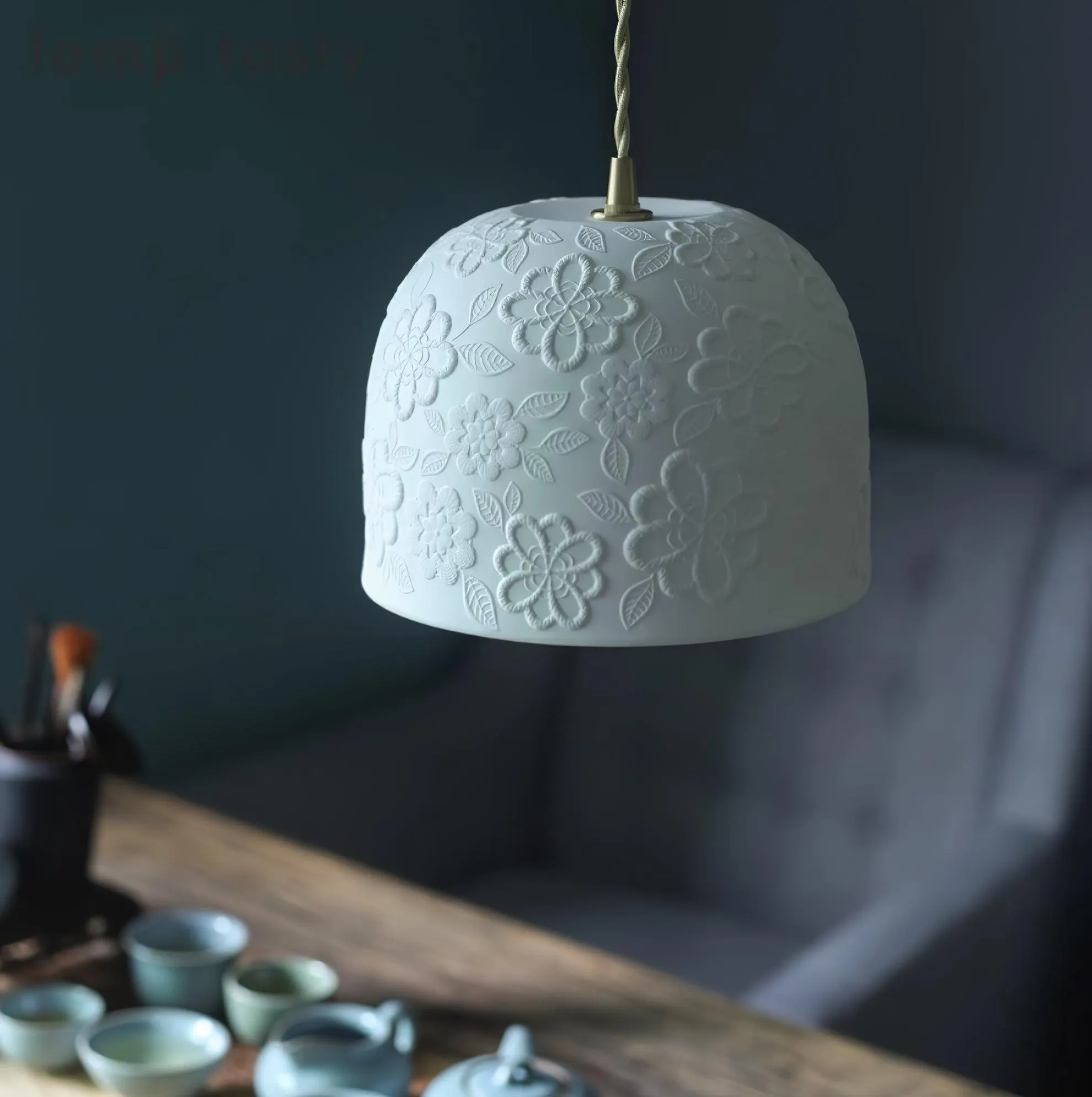 Corals Ceramics Pendant Lamp 7.8″- 5.5″