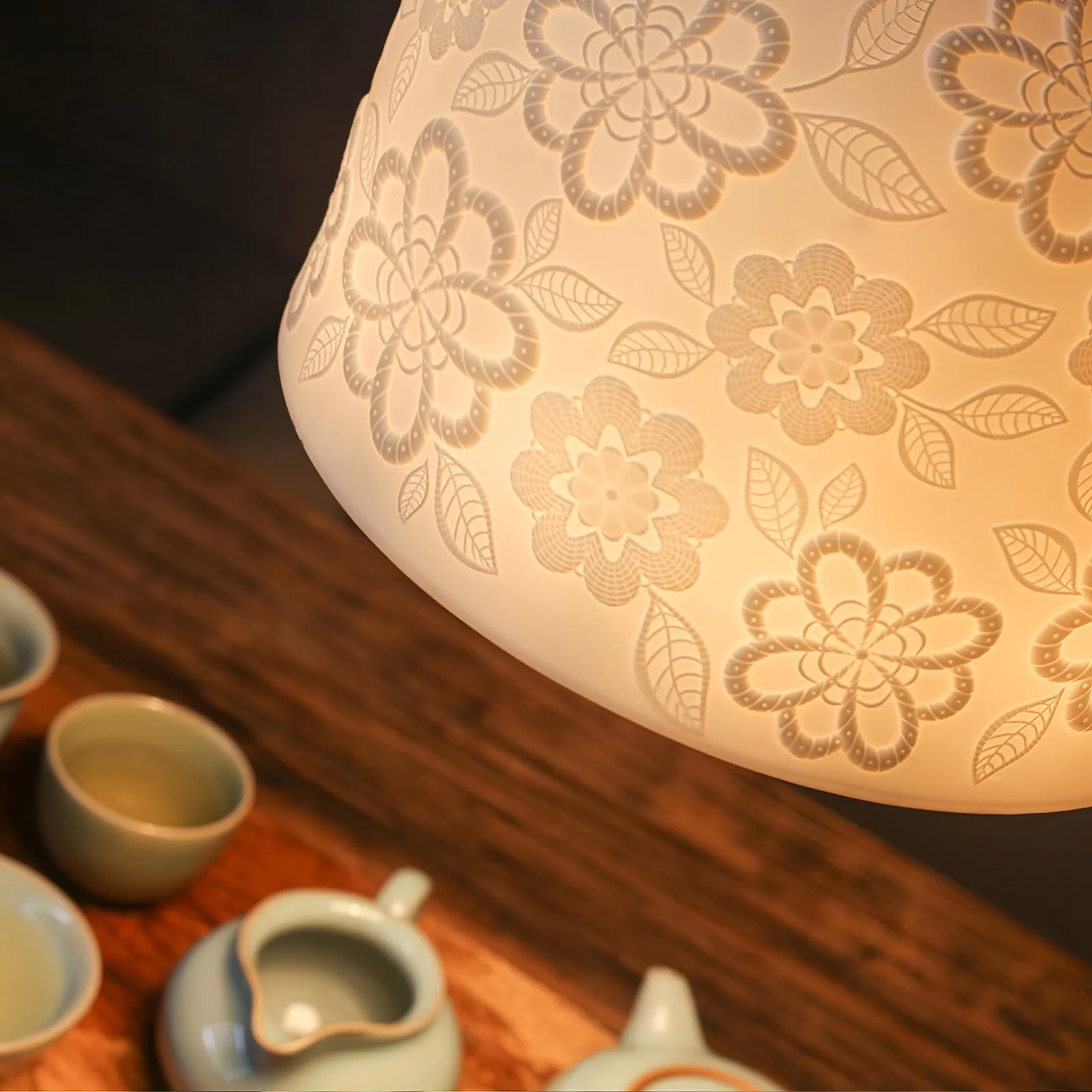 Corals Ceramics Pendant Lamp 7.8″- 5.5″