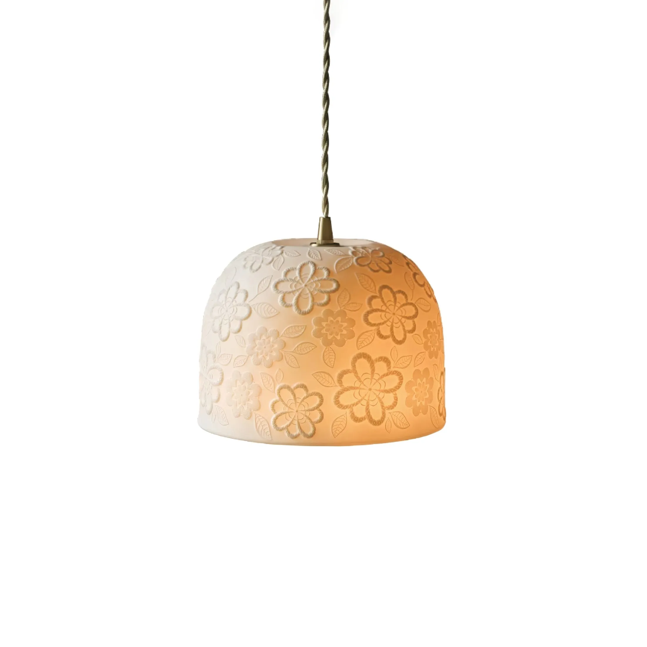 Corals Ceramics Pendant Lamp 7.8″- 5.5″