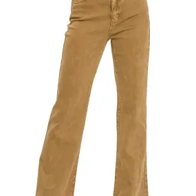 Court Straight Crop Jeans | Camel
