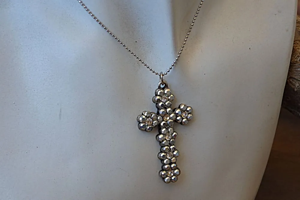 Cross necklace.