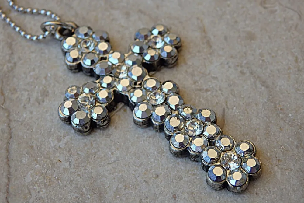 Cross necklace.