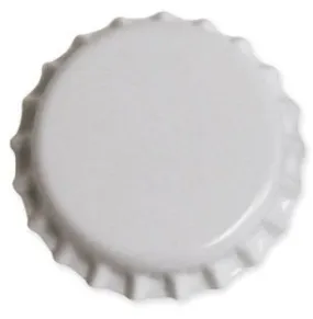 Crown Caps with Oxy-Liner, White, ~150 Count