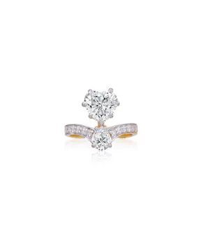 Crown Heart Ring