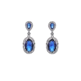 Cubic Zircon CZ Drop Earrings for Wedding, Crystals Dangle Earring for Bride, Women Girl Birthday Party Jewelry CE11380