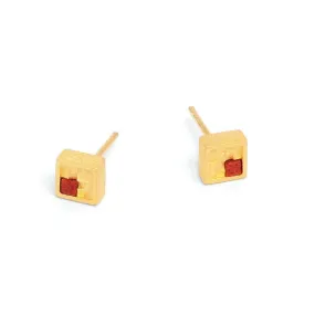 Cubimos Sponge Coral Earrings 19293296