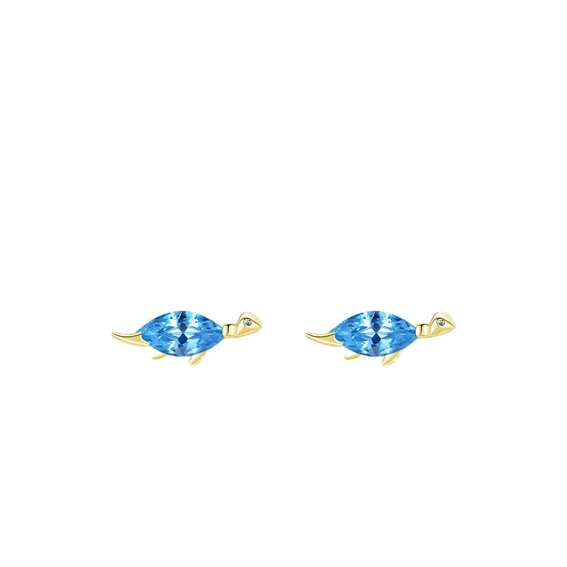 Cute Japanese and Korean Dinosaur Sterling Silver Earrings for Women