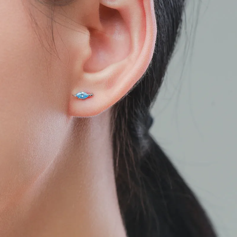 Cute Japanese and Korean Dinosaur Sterling Silver Earrings for Women