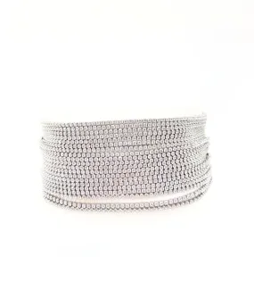 CZ NARROW MULTI STRAND BRACELET