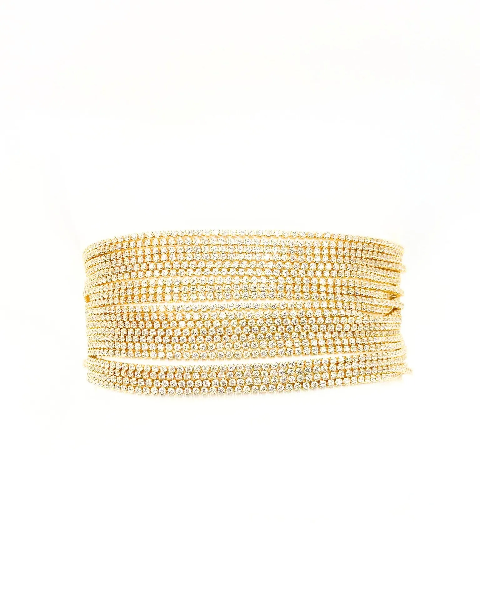 CZ NARROW MULTI STRAND BRACELET