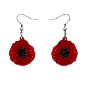 Erstwilder Poppy Field Drop Earrings