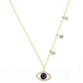 Evil Eye Necklace with Diamonds - BJN10152