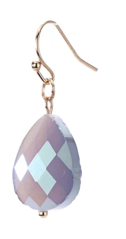 Faceted Teardrop Earrings
