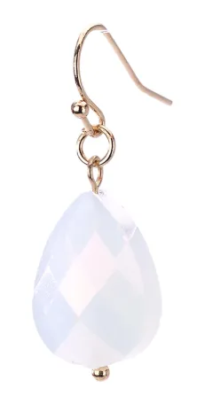 Faceted Teardrop Earrings