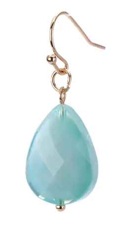 Faceted Teardrop Earrings