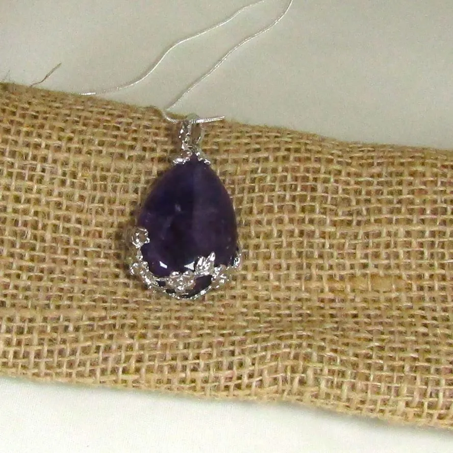 Fancy Gemstone Pendant Necklace